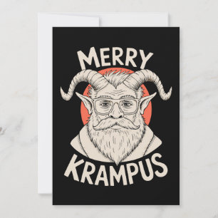 Cartes Pour Fêtes Annuelles Joyeux Krampus Mythique Noël Xmas Fêtes