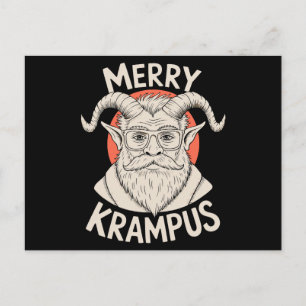Cartes Pour Fêtes Annuelles Joyeux Krampus Mythique Noël Xmas Fêtes