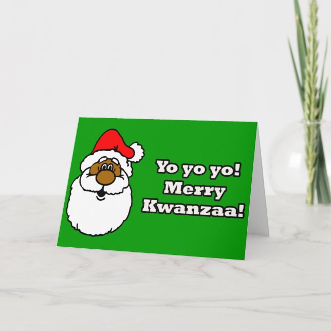 Cartes Pour Fêtes Annuelles Joyeux Kwanzaa ! (Devant)