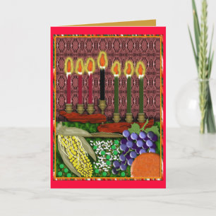 Cartes Pour Fêtes Annuelles joyeux kwanzaa