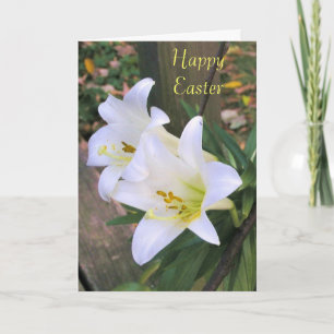Cartes Pour Fêtes Annuelles Joyeux lis de Pâques