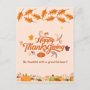 Cartes Pour Fêtes Annuelles Joyeux Merci de donner jour, Thanksgiving célébrat