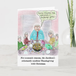 Cartes Pour Fêtes Annuelles Joyeux Merci-mas !