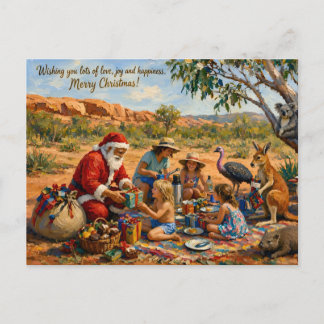 CARTES POUR FÊTES ANNUELLES ~ JOYEUX MESSAGE DE NOËL AUSTRALIEN ~