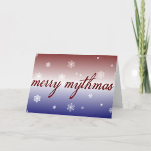 Cartes Pour Fêtes Annuelles Joyeux Mythmas