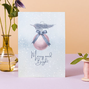 Cartes Pour Fêtes Annuelles Joyeux Neige Et Poème De Noël Lumineux Non Photo