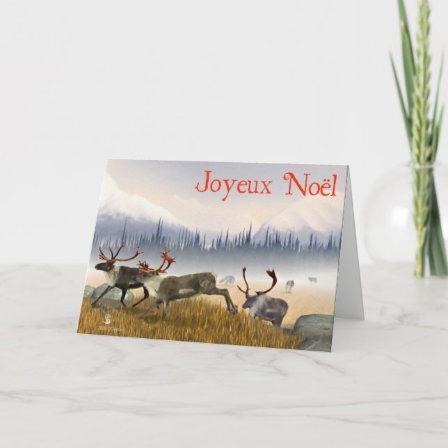 Cartes Pour Fêtes Annuelles Joyeux Noё l - Chasseurs Dans La Poitrine (Devant)