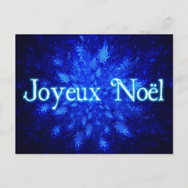 Cartes Pour Fêtes Annuelles Joyeux Noё l - Snowburst (Devant)