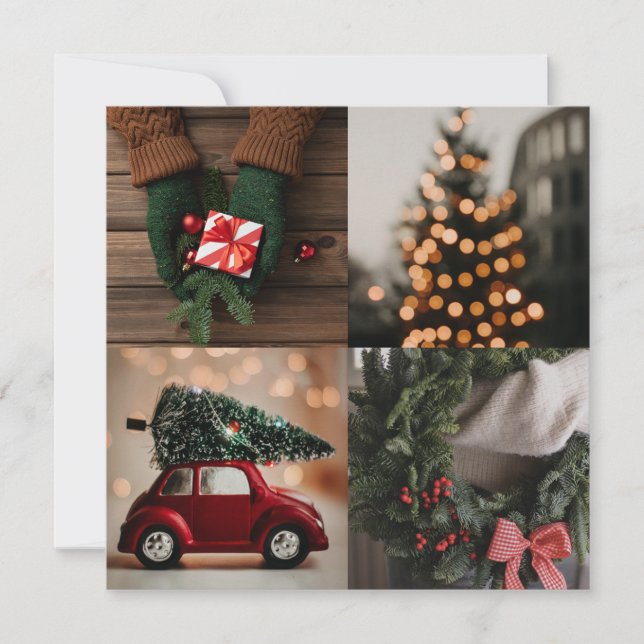 Cartes Pour Fêtes Annuelles joyeux Noël (Devant)