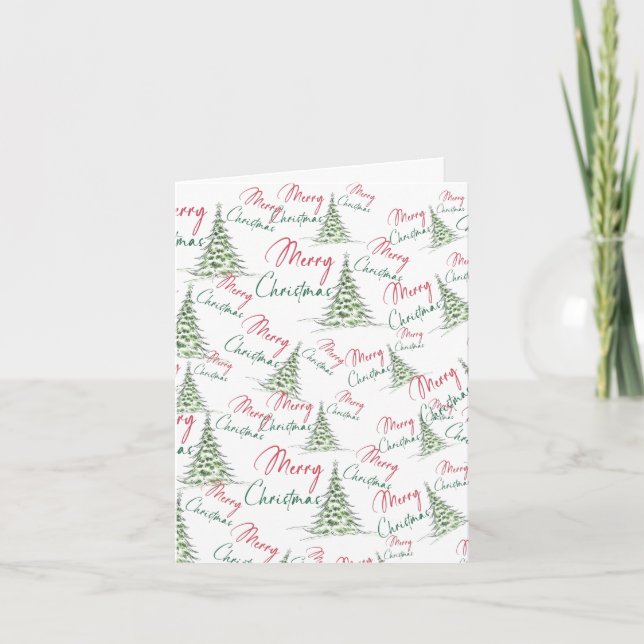 Cartes Pour Fêtes Annuelles Joyeux Noël (Devant)