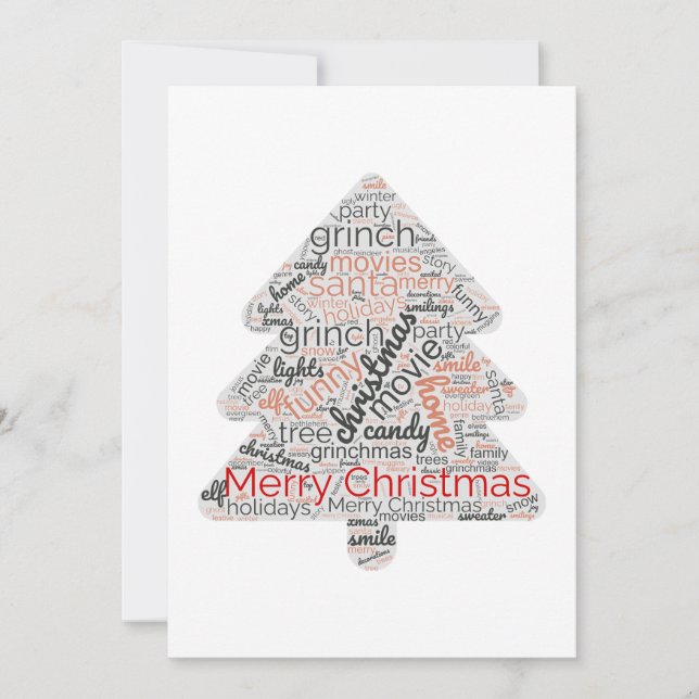 Cartes Pour Fêtes Annuelles Joyeux Noël (Devant)