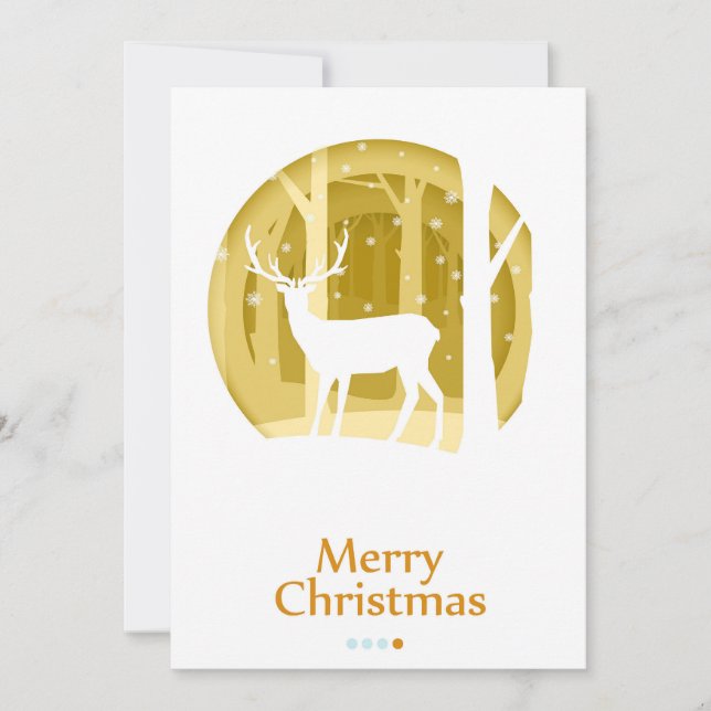Cartes Pour Fêtes Annuelles Joyeux Noël (Devant)