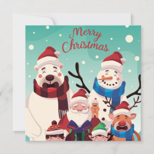 Cartes Pour Fêtes Annuelles Joyeux Noël