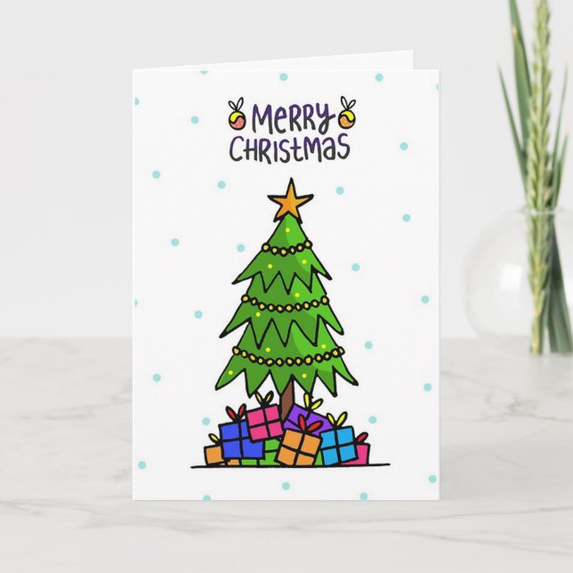 Cartes Pour Fêtes Annuelles Joyeux Noël (Devant)