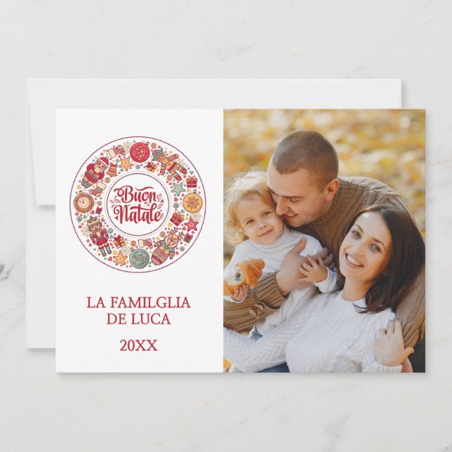 Cartes Pour Fêtes Annuelles Joyeux Noël (Devant)