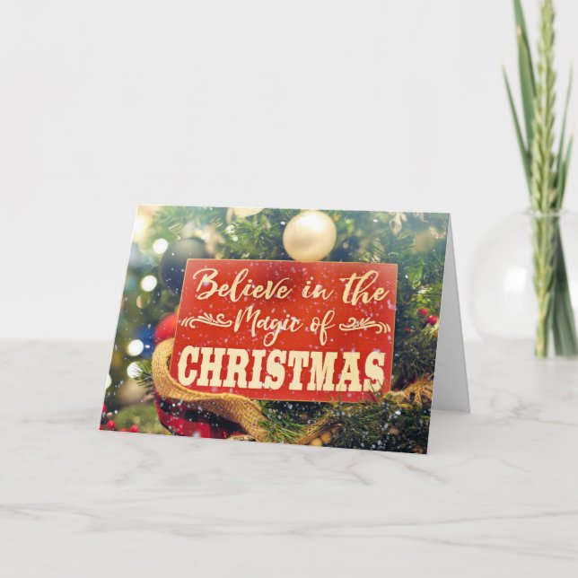 Cartes Pour Fêtes Annuelles Joyeux Noël (Devant)
