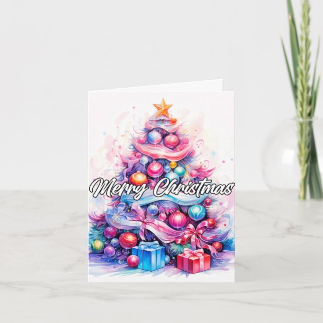 Cartes Pour Fêtes Annuelles Joyeux Noël (Devant)