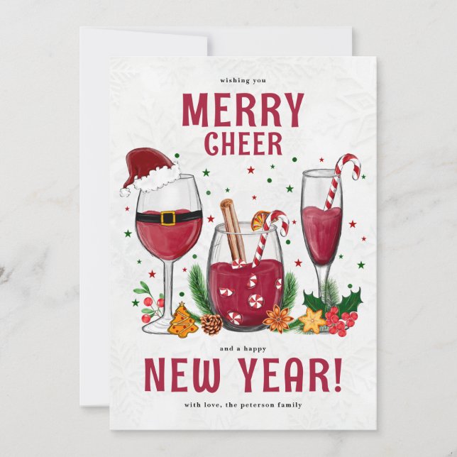 Cartes Pour Fêtes Annuelles Joyeux Noël (Devant)