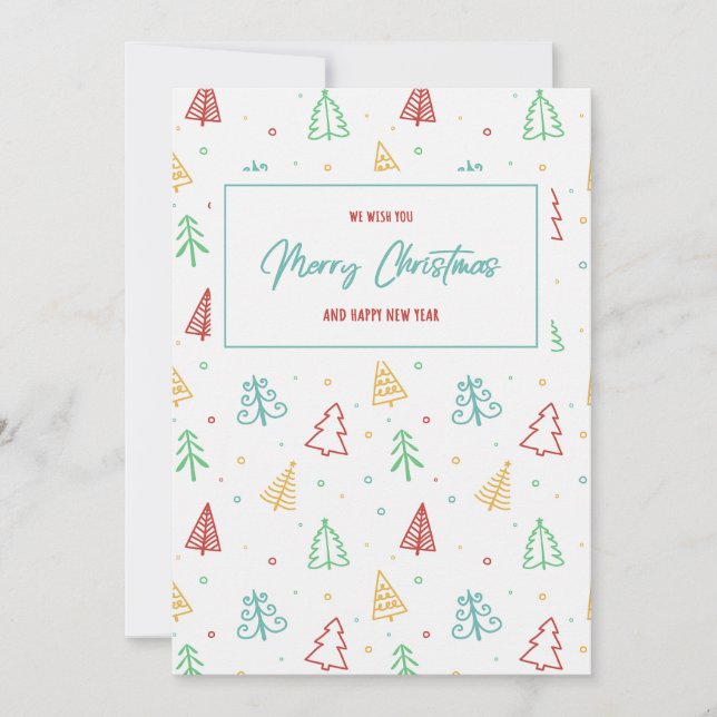 Cartes Pour Fêtes Annuelles Joyeux Noël (Devant)