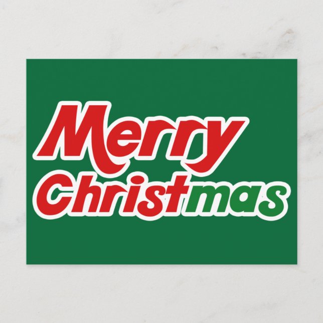 Cartes Pour Fêtes Annuelles Joyeux Noël (Devant)
