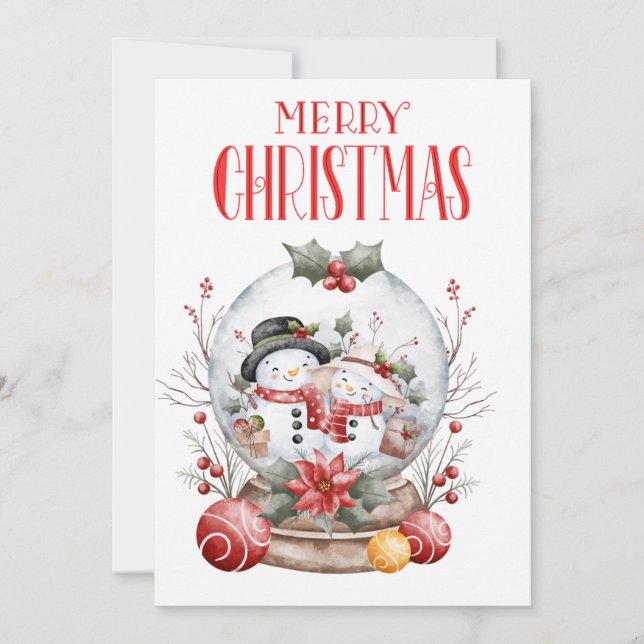 Cartes Pour Fêtes Annuelles Joyeux Noël (Devant)