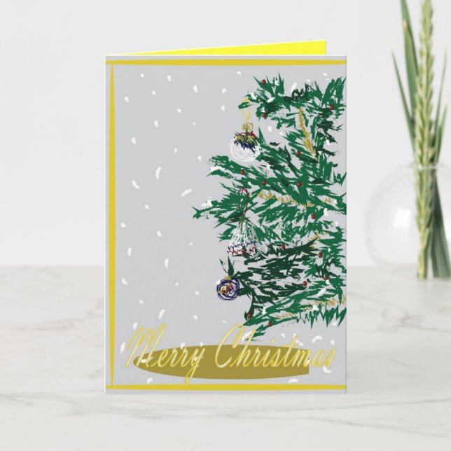 Cartes Pour Fêtes Annuelles Joyeux Noël (Devant)