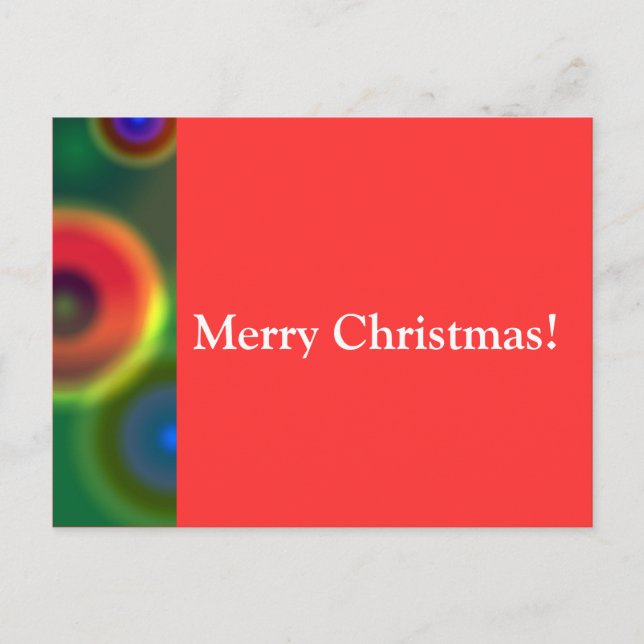 Cartes Pour Fêtes Annuelles Joyeux Noël ! (Devant)