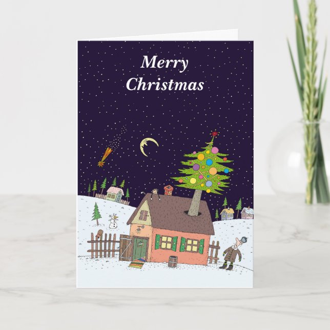 Cartes Pour Fêtes Annuelles Joyeux Noël (Devant)