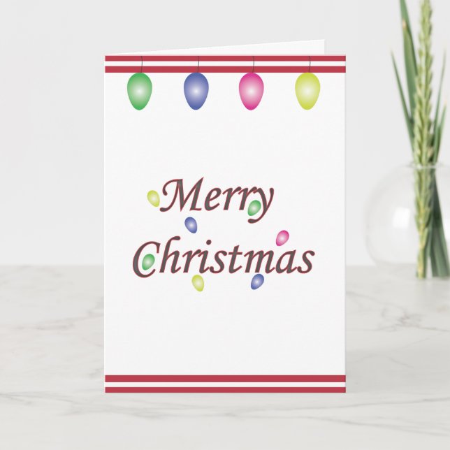 Cartes Pour Fêtes Annuelles Joyeux Noël (Devant)