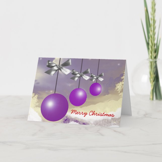 Cartes Pour Fêtes Annuelles Joyeux Noël (Devant)