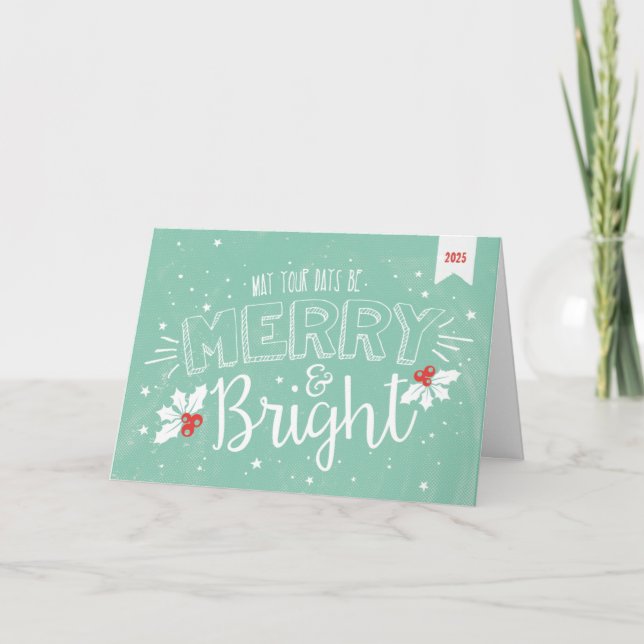 Cartes Pour Fêtes Annuelles Joyeux Noël (Devant)