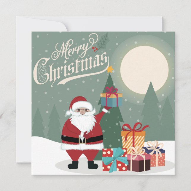 Cartes Pour Fêtes Annuelles Joyeux Noël (Devant)