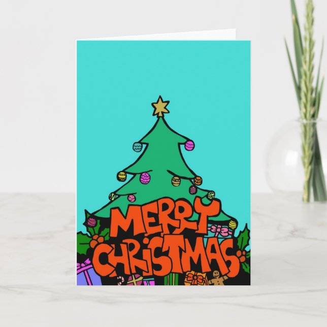 Cartes Pour Fêtes Annuelles Joyeux Noël (Devant)
