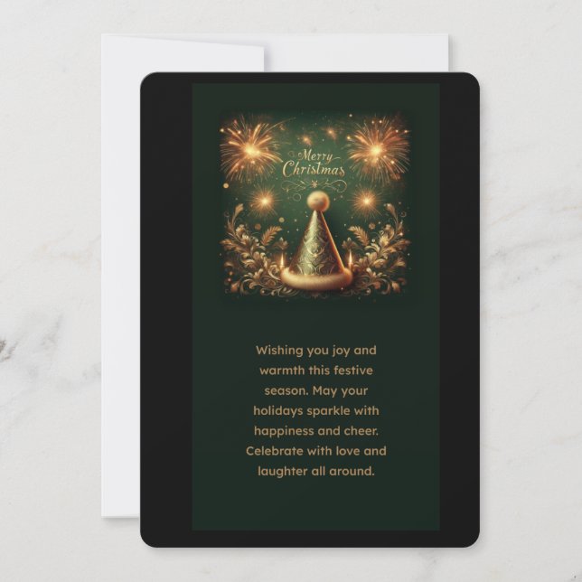 Cartes Pour Fêtes Annuelles joyeux noël (Devant)