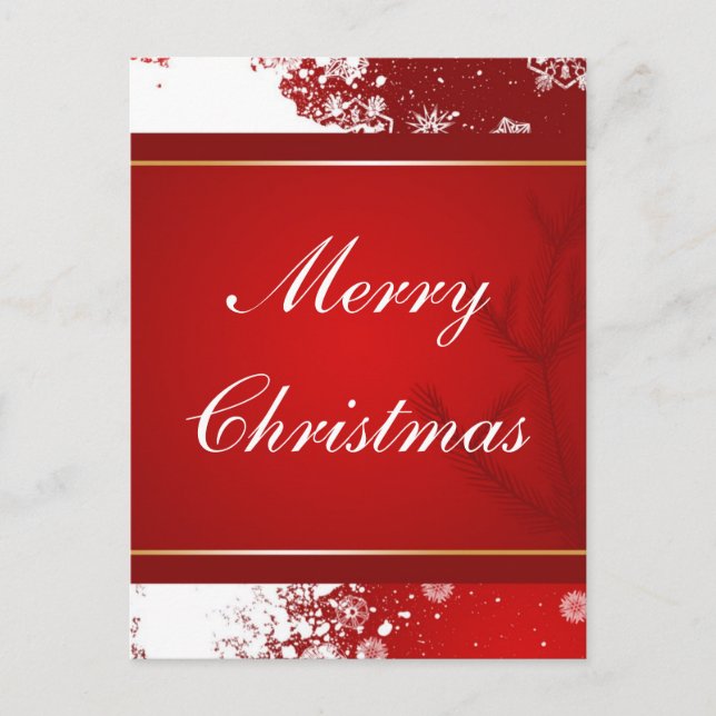 Cartes Pour Fêtes Annuelles Joyeux Noël (Devant)