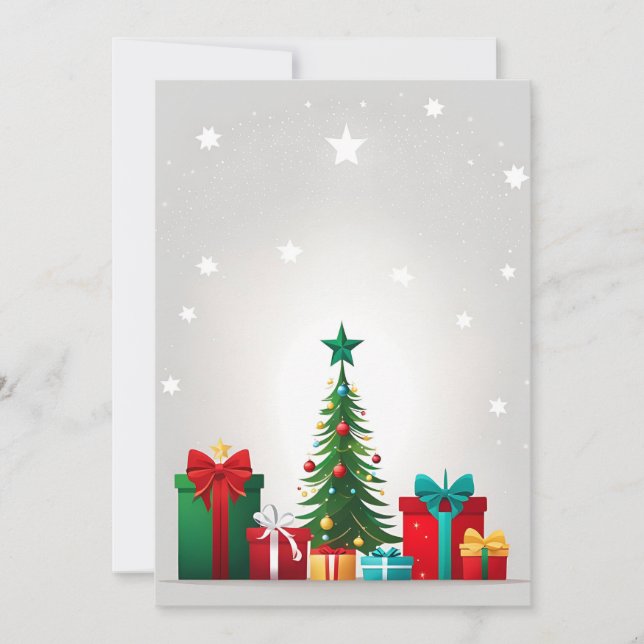 Cartes Pour Fêtes Annuelles Joyeux Noël (Devant)