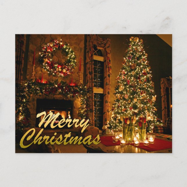 Cartes Pour Fêtes Annuelles joyeux noël (Devant)