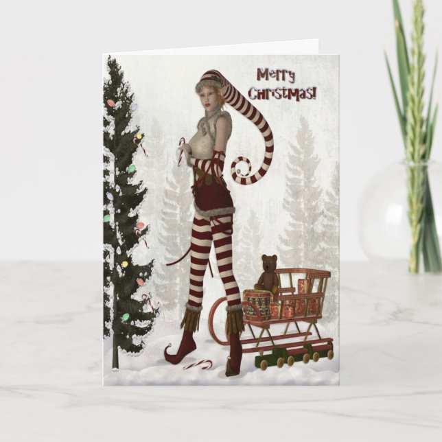 Cartes Pour Fêtes Annuelles Joyeux Noël (Devant)