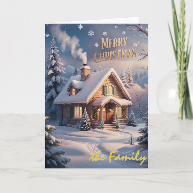 Cartes Pour Fêtes Annuelles Joyeux Noël (Devant)