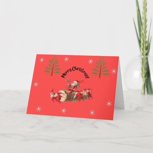 Cartes Pour Fêtes Annuelles Joyeux Noël ! (Devant)