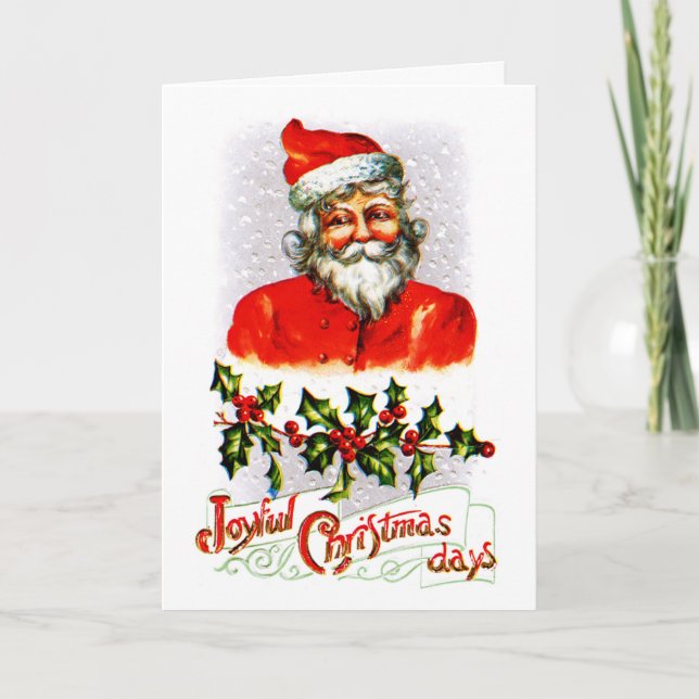 Cartes Pour Fêtes Annuelles Joyeux Noël (Devant)