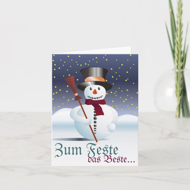 Cartes Pour Fêtes Annuelles Joyeux Noël (Devant)