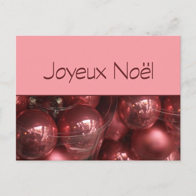 Cartes Pour Fêtes Annuelles Joyeux Noël (Devant)