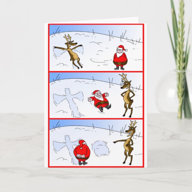 Cartes Pour Fêtes Annuelles Joyeux Noël ! ! (Devant)