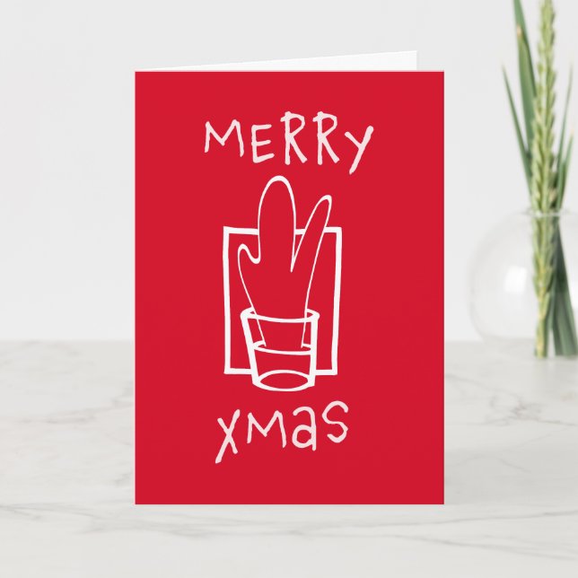 Cartes Pour Fêtes Annuelles Joyeux Noël (Devant)