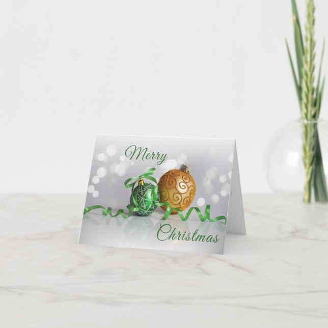 Cartes Pour Fêtes Annuelles Joyeux Noël (Devant)