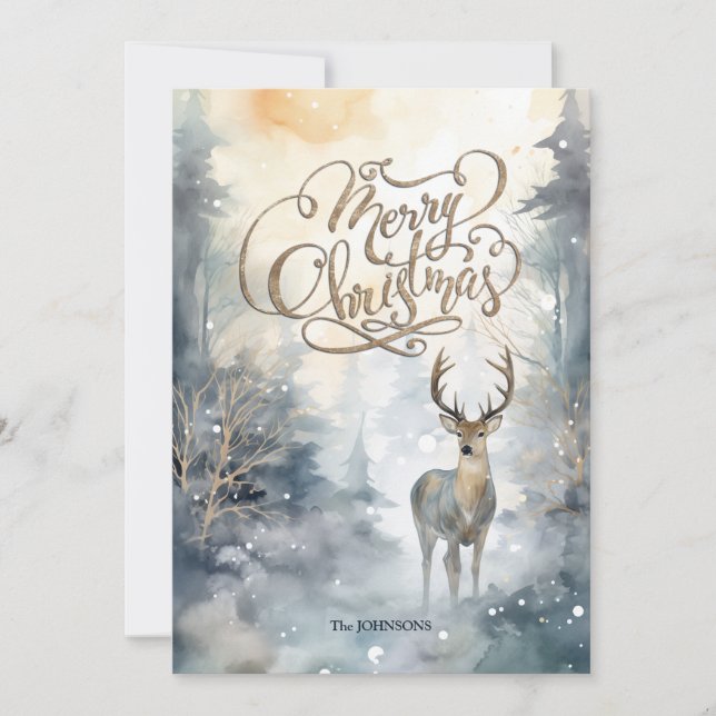 Cartes Pour Fêtes Annuelles Joyeux Noël (Devant)