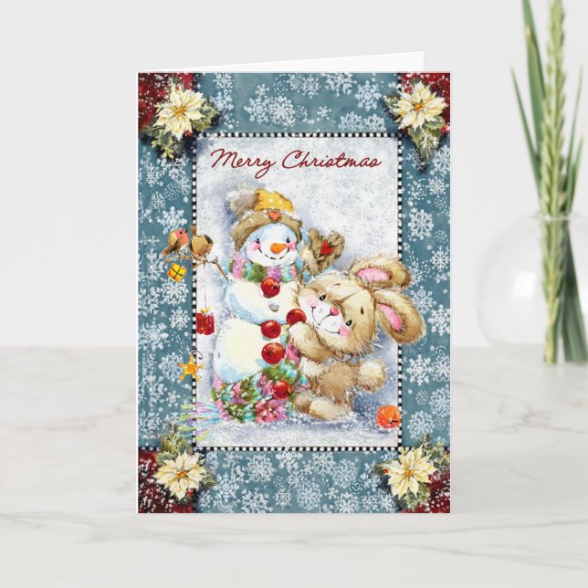 Cartes Pour Fêtes Annuelles Joyeux Noël (Devant)