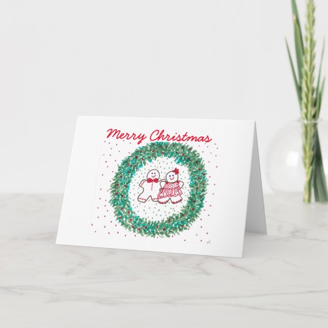 Cartes Pour Fêtes Annuelles Joyeux Noël (Devant)