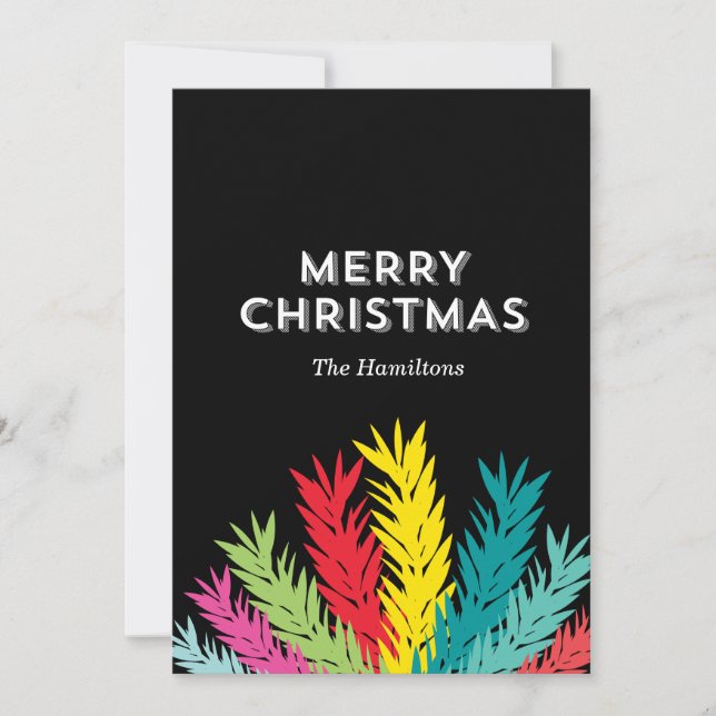 Cartes Pour Fêtes Annuelles joyeux noël (Devant)